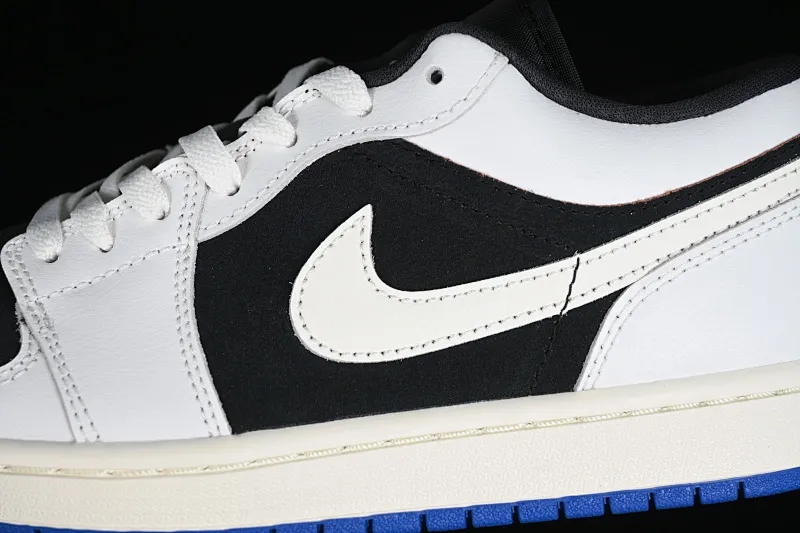 All categories Air Jordan Jordan series basketball shoes Air Jordan 1 Low G version pure original Air Jordan 1 Low "Quai 54" AJ1 Joe 1 white black blue low-top cultural casual sneakers HQ0764-001